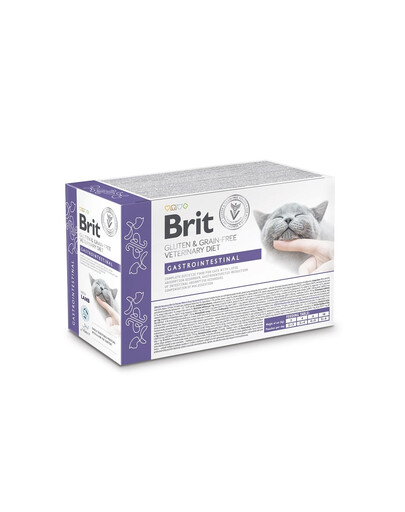 Veterinary Diet Grain Free Gastrointestinal Cat Fillets in Gravy Lamb 12x85g dla kotów z problemami gastroenterologicznymi