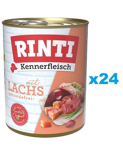 RINTI Kennerfleisch Salmon łosoś 24x800 g