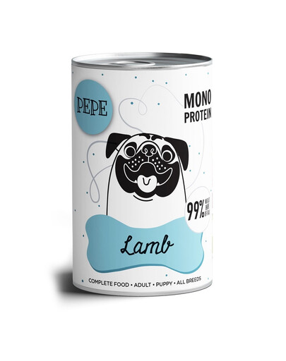 PEPE Lamb 99% (jagnięcina) 800 g monoproteinowa karma
