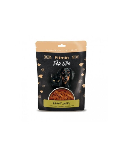 For Life Rabbit Jerky Królik w mini paski dla psów i kotów 70g