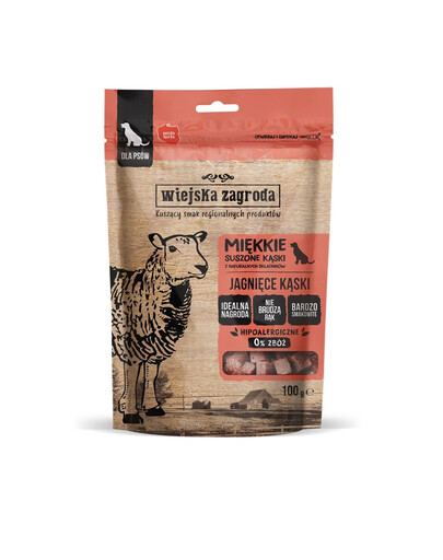 Jagnięce kąski przysmak dla psa 100 g