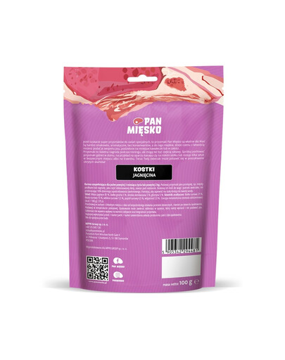 Kostki Jagnięcina przysmak dla psa 100 g