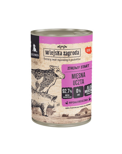 Mięsna uczta mokra karma dla szczeniąt 400 g