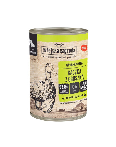 Kaczka z gruszką mokra karma dla psów 400 g