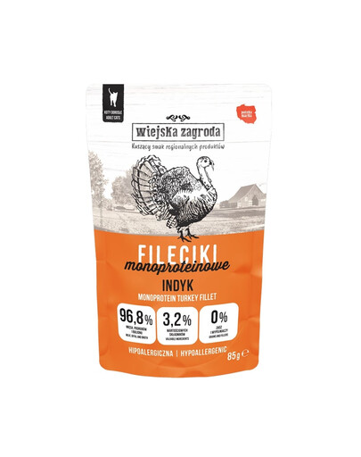 Fileciki Indyk mokra karma dla kota 85 g