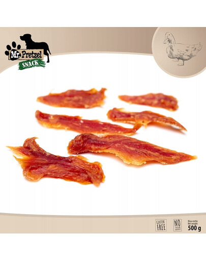 Miękkie małe filety z kaczki 500 g przysmak dla psa