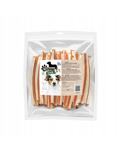 Paski z królika i dorsza 500 g przysmak dla psa