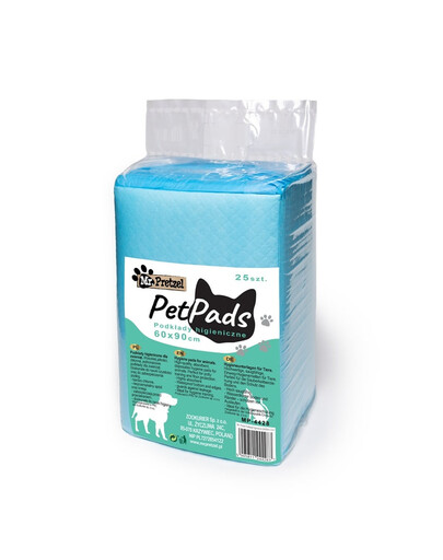 Podkłady higieniczne dla psa 60x90cm 25szt bardzo chłonne