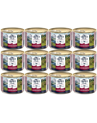 ZIWIPEAK Cat Venison Dziczyzna 12 x 185 g