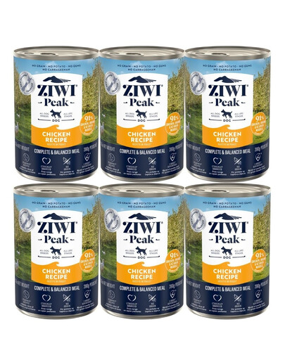 ZIWIPEAK Dog Chicken Kurczak 6x390 g
