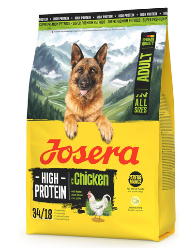High Protein Adult Chicken 3kg wysokoenergetyczna karma dla psów sportowych