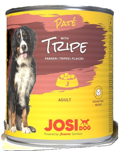 JosiDog Pate Tripe 800g pasztet z flaczkami dla dorosłych psów