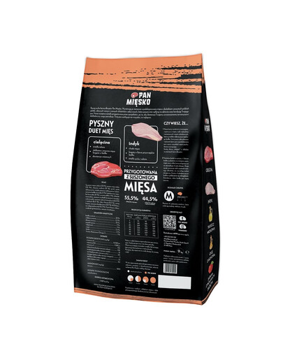 Cielęcina z indykiem M 9 kg