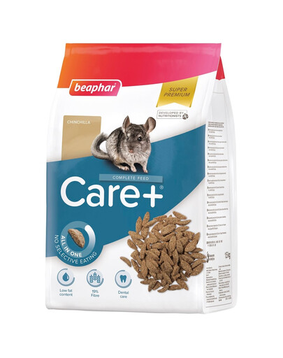 Care+ Chinchilla Pokarm Dla Szynszyli 1,5 kg
