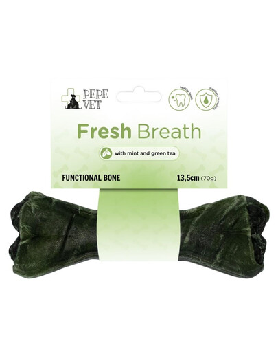PEPE Vet Kość funkcjonalna Fresh Breath 13,5 cm (70g) na świeży oddech dla psów