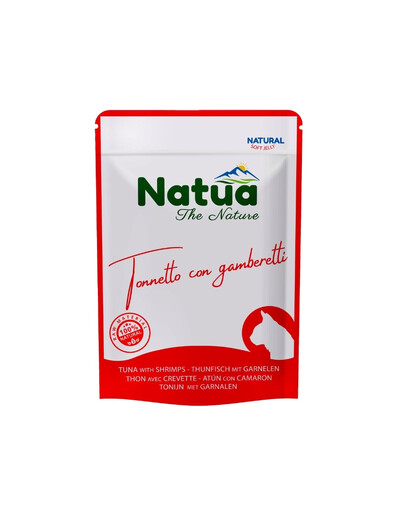 Natural Tuńczyk z krewetkami w galaretce dla kotów 70 g