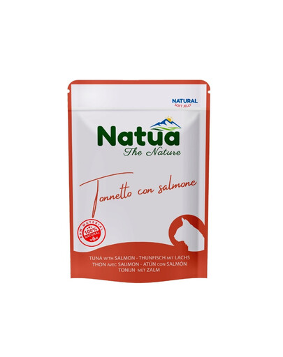 Natural Tuńczyk z łososiem w galaretce dla kotów 70 g
