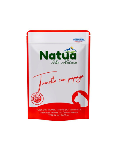 Natural Tuńczyk z papają w galaretce dla kotów 70 g