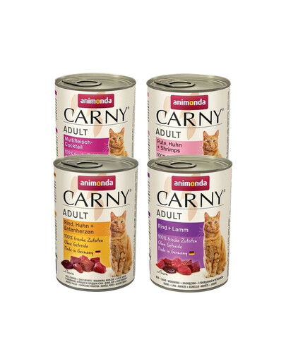ANIMONDA Carny mix smaków 4 x 400 g