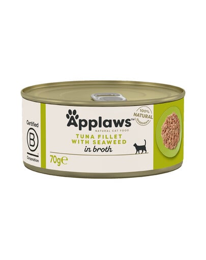 APPLAWS Cat Adult Tuna with Seaweed in Broth tuńczyk z wodorostami w bulionie 70 g