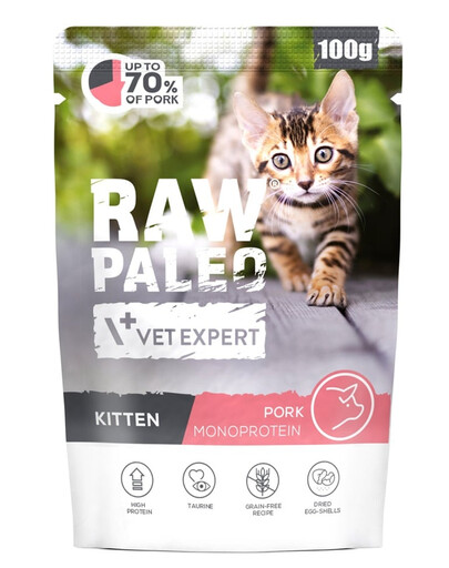 Monoprotein Kitten Pork 100 g dla kociąt z wieprzowiną