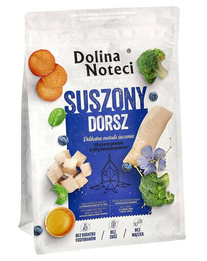 Premium Dorsz karma suszona dla psa 3 kg