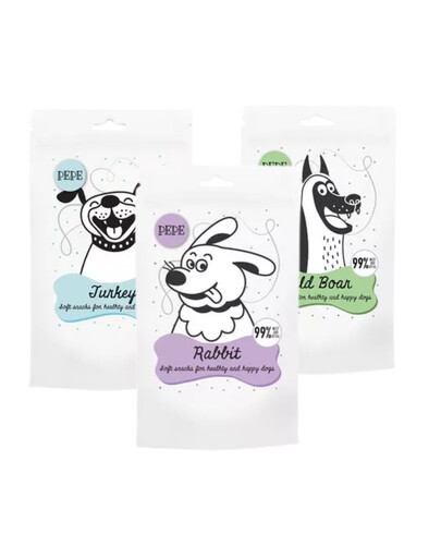 PAKA ZWIERZAKA Zestaw przysmaków dla psa PEPE Mini Chunkies nr 1