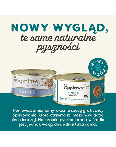 APPLAWS Cat Adult in Broth puszka w bulionie 70 g dla dorosłych kotów
