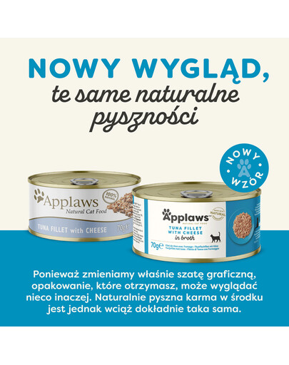 APPLAWS Cat Adult in Broth puszka w bulionie 70 g dla dorosłych kotów