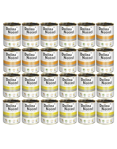 DOLINA NOTECI Mix smaków Premium Bogata w kurczaka i kaczkę z dynią 24x800g