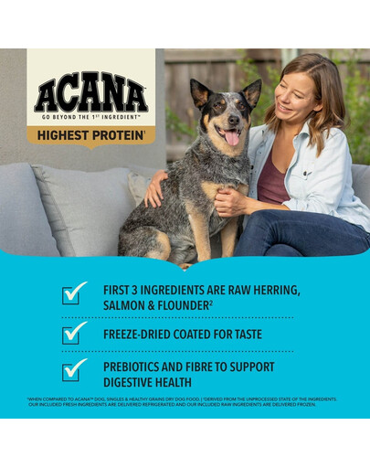 ACANA Highest protein Pacifica Dog 2 kg