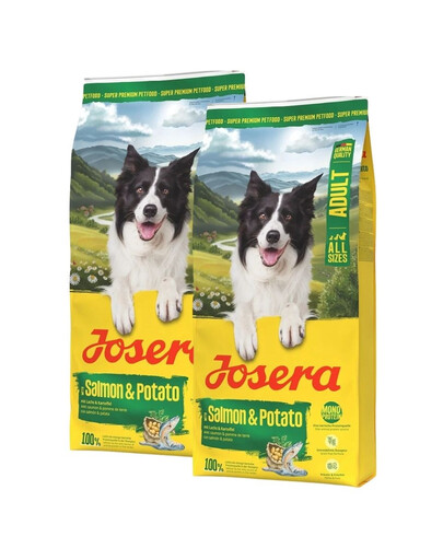 JOSERA Salmon and Potato Adult 2x12,5kg bezzbożowa karma dla psów z wrażliwym żołądkiem