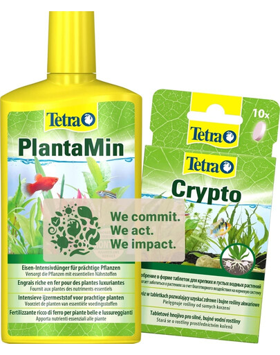 nawóz dla roślin akwariowych PlantaMin 500 ml + Crypto 10 tabl. nawóz dla roślin i korzen GRATIS