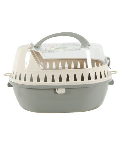 Transporter dla gryzoni średni beżowy/szary