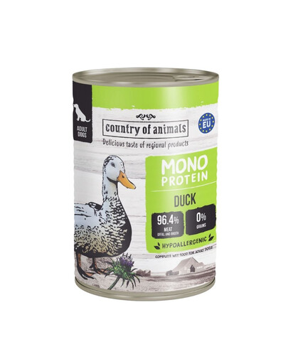 Dog Monoprotein Duck 400g kaczka, mokra karma dla psów