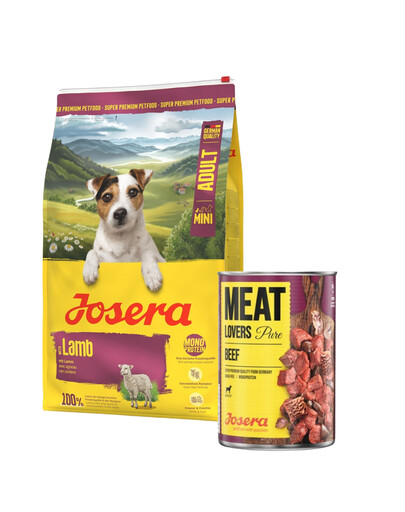 JOSERA Lamb Adult Mini 10 kg monobiałkowa karma dla małych psów + puszka 800g GRATIS