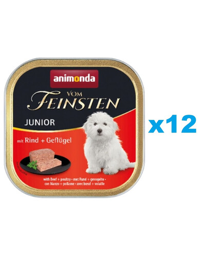 ANIMONDA vom Feinsten Junior wołowina i drób 12x150g