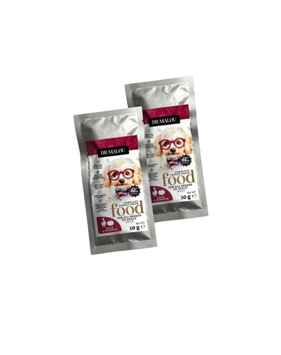 DR MALOU Liofilizowana karma Kaczka z dynią 2x10g sucha karma dla psów