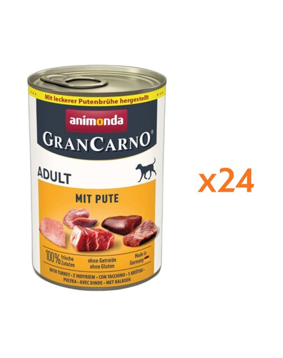 ANIMONDA GranCarno Adult indyk 24x400g