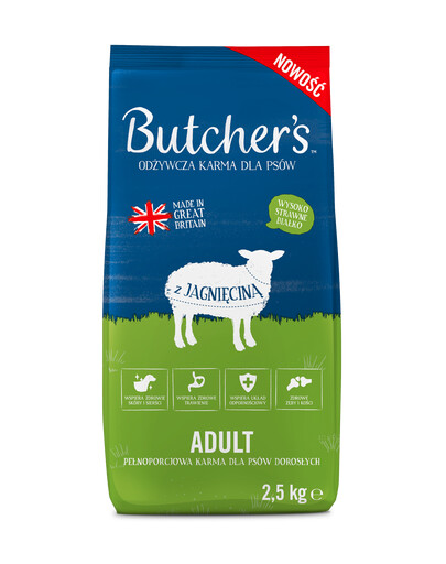 Butcher's Original, jagnięcina 2,5kg