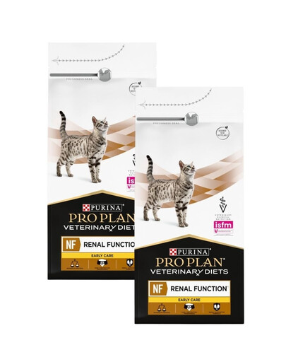 PURINA PRO PLAN Veterinary Diets Feline NF EarlyCare 2x1,5 kg sucha karma dla kotów we wczesnych stadiach przewlekłej niewydolności nerek
