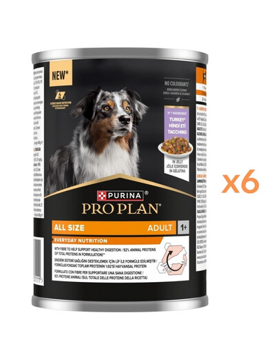 PURINA PRO PLAN Everyday Nutrition Adult Indyk 6x400g mokra karma dla psów