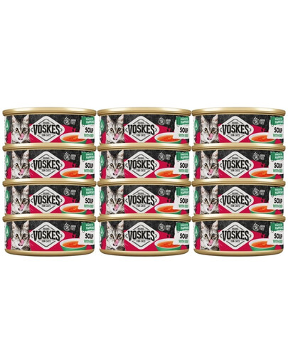 VOSKES Soup with Beef 12x50 g zupa z wołowiną dla kotów