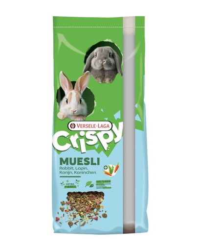 VERSELE-LAGA Crispy Muesli Rabbit 20 kg pokarm dla królików miniaturowych