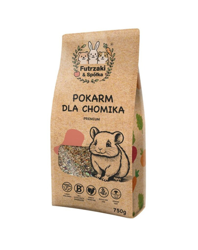 KUCHNIA SZEFA Futrzaki i Spółka Pokarm dla Chomika 750g