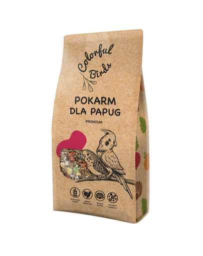 KUCHNIA SZEFA Colorful Birds Pokarm dla papug 10 kg