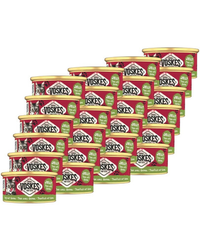 VOSKES Jelly Tuna with Quinoa 24x85 g 100% tuńczyk z komosą w galaretce, karma uzupełniająca dla kota