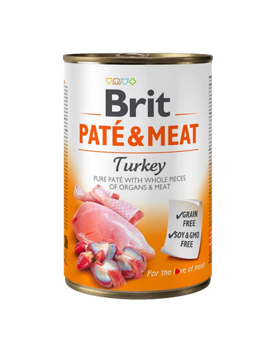 Pate&Meat turkey 400 g pasztet z indykiem dla psa