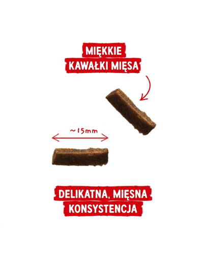 SANABELLE Meat Bites Beef 55g świeża wołowina, bezzbożowy przysmak dla psa