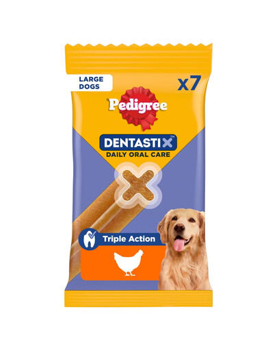 DentaStix (duże rasy) przysmak dentystyczny dla psów 7 szt. - 270g